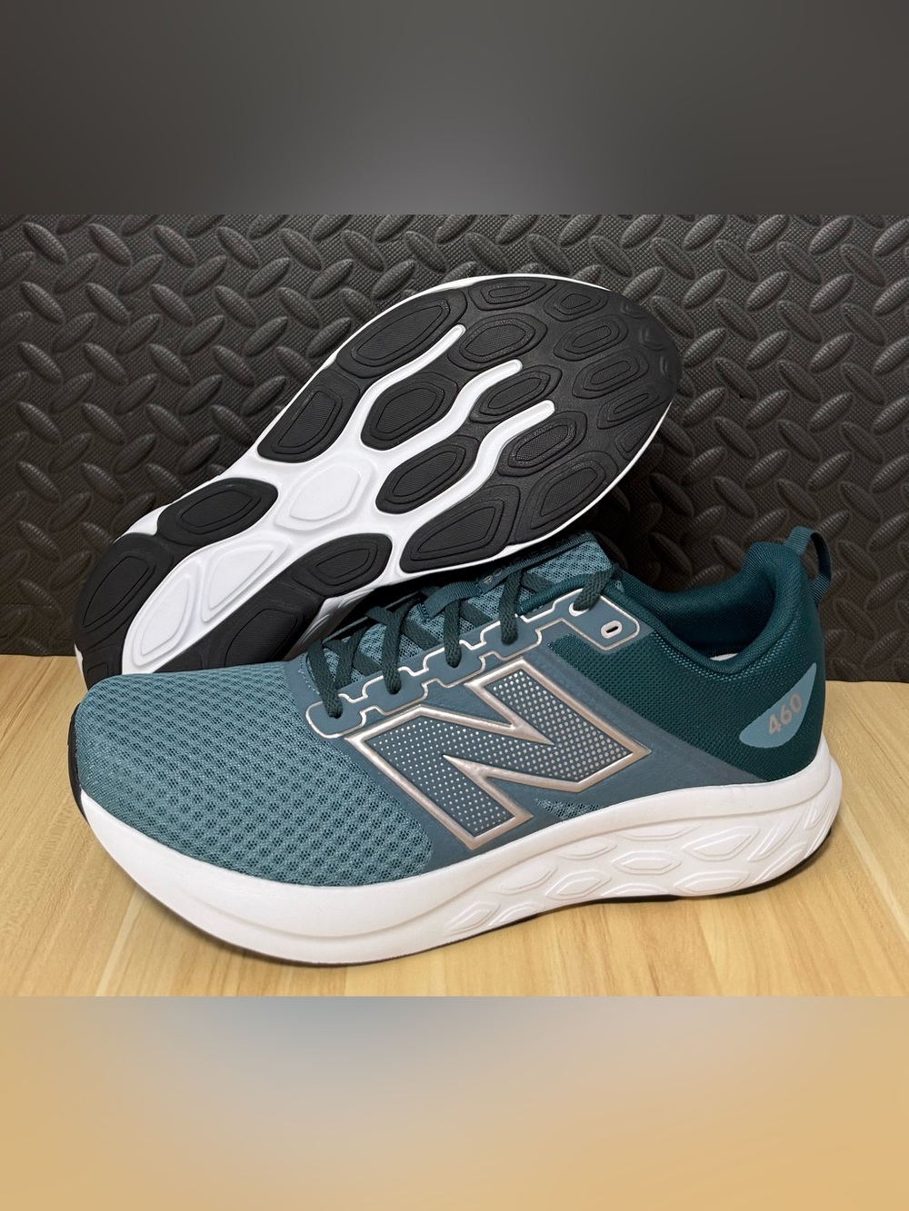 New Balance 460 V4 Salt Water Blue Green White M46064D Mens Size 15‎